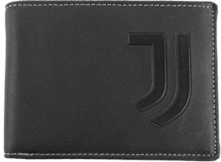 JUVENTUS FC 131801 Juve, Accessori da Viaggio-Portafogli Uomo, Nero, Misure: cm. 12,5 x 9