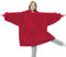 BEDSURE Hoodie Decke mit Ärmeln - Kuschelpullover als Geschenke für Frauen - Tragbare Decke zum Anziehen Erwachsene Kuscheldecke mit Ärmeln Weich Warm Geschenke für Freundin Mütter, Rot 95x85 cm