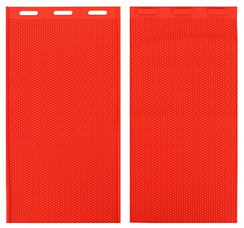 2Pcs 5.4mm Bienenwachs Blattform DIY Bienenwachspresse Silikon Bienenwachs Foundation Blätter Presse Prägemaschine Prägemaschine Wabenblätter Herstellung Imkereibedarf für Imker, Imker, praktisch