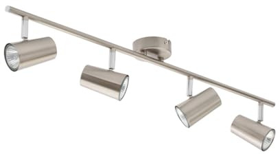 InLight INL-31723-SNIC Harvey 4 Spot Bar Light, Satin Nickel