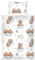 Kinder Bettwäsche 2-TLG (100x135cm / 40x60cm) Bettdecken Set, 100% Baumwolle - Babybettwäsche mit Motiv - Bärchen Wolke