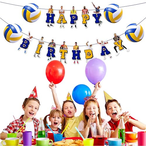 Seyal® Volleyball Happy Birthday Banner