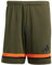 adidas Herren SQUADRA25 Short, Night Cargo/Black/Semi Impact Orange, S