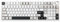 MechLands Aula F99 PRO 96% Mechanical Gaming Keyboard, BT5.0/USB-C/2.4GHz Wireless, Hot Swappable Gasket Custom Keyboard with 8000mAH Battery, Rotary Knob, RGB Backlit for Win/Mac (White Grey)