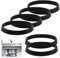 6 PCS Rubber Washers, 40mm Rubber Seal Silicone Gasket Waste Pipe Seal Ring Sink Plumbing Parts Cone Seal Ring Slip Joint Washer for 1 1/2 Inch Kitchen Flush Drain Pipe Sink Odour Trap Siphon