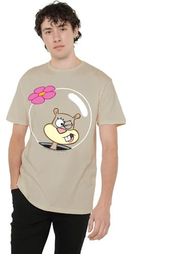 Spongebob Sandy Wink Face Unisex T Shirt, Sand, Medium