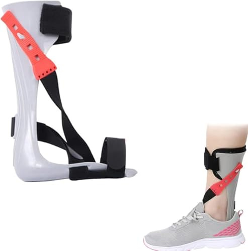 Ortesis De Caída De Pie, Férula De Soporte para Pie Caído, Soporte para Ortesis De Pie Y Tobillo, Ortopédico Férula De Apoyo para Zapatos De Hemiplejía,Ankle Stabilizer,Ajustable Right,L