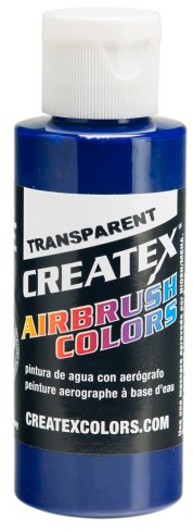 CREATEX 60 ml transparente Airbrush-Farbe (BRITE BLUE)