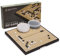 Yellow Mountain Imports Large Magnetic 19x19 Go Game Set Board Age 5+ (37.1-centimeter) with Single Convex Stones - Folding, Portable, and Travel Ready Set
