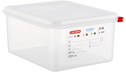 Araven - Caja hermética Gn 1/2 10 Lt 32x26x15