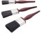 Fit For The Job 3 piece All Purpose Mixed Bristle Paint Brush Set for a Smooth Finish Painting with Emulsion, Gloss, Satin Paints on Walls, Ceilings, Wood, Metal - 1, 1.5, 2 inch Brushes