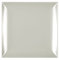 H&H Boston Set 6 Piatti Piani, Stoneware, Tortora, Quadrato, 24x24 cm