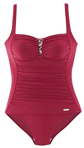 Lascana Damen Badeanzug mit Pailletten, feminin | mit Pailletten, feminin