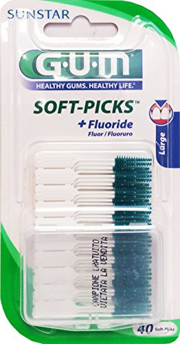 GUM Soft-Picks large, 6er Pack, 6 x 40 Stück