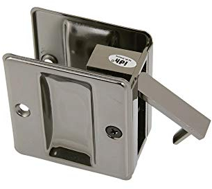 idh by St. Simons 25410-15A Hochwertiger Türgriff aus massivem Messing, Antik-Nickel