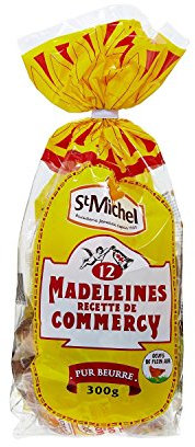 St Michel 12 Madeleines Recette de Commercy Pur Beurre 300 g