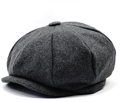 CeXin Unisex Herren Damen Winter Gatsby Newsboy Barett Cap Schirmmütze Kappe Hut (6)