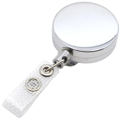 Schmalz® Schlüsselanhänger ausziehbar aus Metall mit Metallschnur Vinyl-Kunststofflasche gewebeverstärkt Vollmetall JoJo Ausweishalter Skipassjojo Schlüsseljojo Yoyo