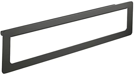 WENKO Porte-Serviettes avec Tablette Montella - Porte-Serviettes à Visser, Inoxydable, Aluminium, 61 x 16 x 8 cm, Anthracite