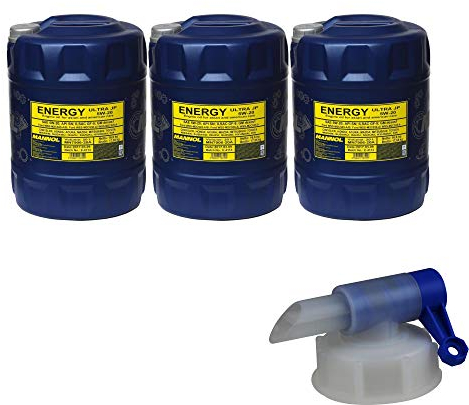 3x 20 Liter Orignal MANNOL Motoröl Energy Ultra JP 5W-20 API SN Engine Oil Öl