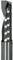 VHM Alufräser, Einzahnfräser Z=1, poliert, Ø 1-12 mm langer Einschneider, Fräser, Schaftfräser (6,0 x 30 x 65 - d2=6,0 mm)