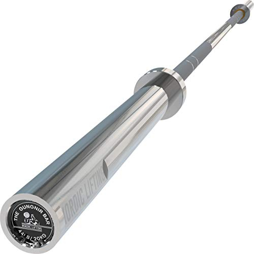 Hantelstange 7' Olympisch für CrossFit & Gewichtheben - DIE GUNGNIR STANGE mit Graphitbuchsen - Nordic Lifting