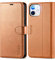 TUCCH Case for iPhone 12 Pro/iPhone 12 (6.1), Protective Magnetic Wallet Case with[Shockproof TPU], PU Leather Case[RFID Blocking][Card Holder]Kickstand Compatible with iPhone 12 Pro/12, Light Brown