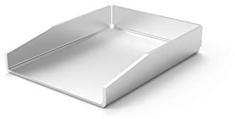 ELITE BBQ V2A Edelstahl Universal Grillplatte BBQ Plancha 20 x 15 massiv 4mm Stärke Grillblech Bratplatte geeignet für Holzkohlegrills Gasgrills wie Weber Napoleon Grill Campingaz Broil King