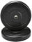BodyRip Black Vinyl Weight Plate | 2x 7.5kg, 1 Standard Hole | Dumbbell or Barbell | Home Gym Training, Weightlifting