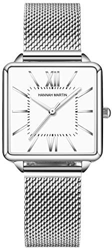 rorios Damen Uhren Analog Quarz Armbanduhr mit Edelstahlarmband Wasserdicht Minimalistisch Damenuhren für Frauen