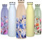 B2DO Bouteille d'eau Isotherme 750ml Beige Ciel fleuri | Gourde métallique réutilisable en acier inoxydable à double paroi sous vide | Gourde isotherme de sport anti-fuite|Idée cadeau femmes et hommes