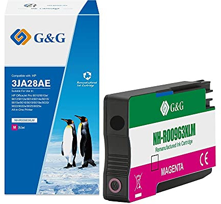 G&G XL-Tintenpatronen kompatibel mit HP 963XL/ 3JA30AE (Schwarz)