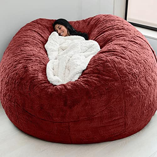 Sitzsack Bean Bag Cover Sitzsack Erwachsene Flauschig Bean Bag Chair Riesen Sitzsack Bezug Ohne Füllung XXL Giant Bean Bag Sofa (No Filling) Plüsch Gaming Sitzsack Bezug Groß Lazy Bag Sitzsack Hülle