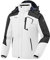 donhobo Herren Softshelljacke Fleece Gefütterte Winterjacke Warm Wanderjacke Übergangsjacke Outdoor Skijacke mit Abnehmbarer Kapuze Weiß XL