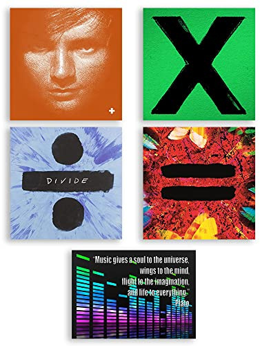 Ed Sheeran Studio Albums / + / x / ÷ / = Art Card