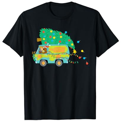 Weihnachten Scooby Doo Mystery Machine Christmas Tree T-Shirt