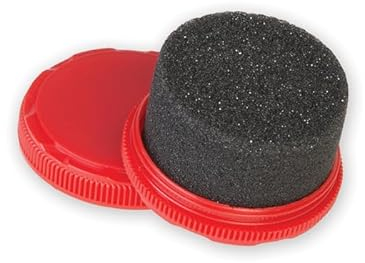 Cream Sponge Pocket Applicator Sponge Handy Pocket Shoe Polish Sponge for Shiny Cream Treatments Renew Shoe (2 PIECES), red, S