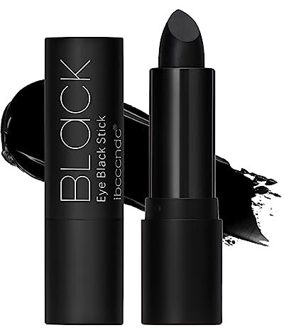Pintura facial negra - Sports Eye Black Stick | fútbol Sports Stick | Palo pintura negra para la cara para disfraz Halloween, cosplay, béisbol, fútbol