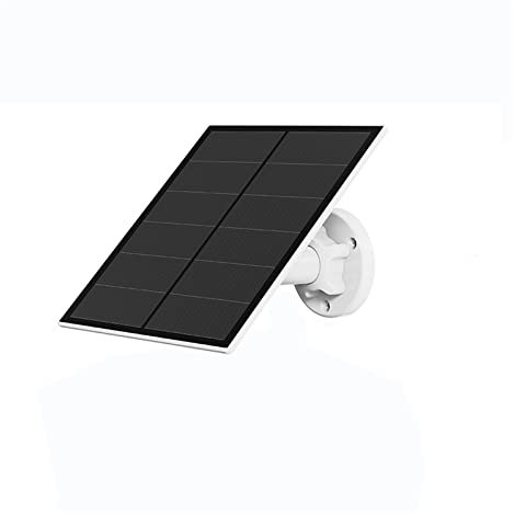 DELURA Solar Security Camera Security Camera Outdoor 1920x1080p Wireless Battery IP Camera Rechargeable 2 Way Audio Weatherproof Wifi solar PIR Motion Home Security (Color : 1, Size : Solar panel)