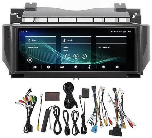 Aramox Car Multimedia Player, 12.3in 8 Core Car Multimedia Player Touch Screen GPS Navigation Stereo Radio Player Replacement for Land Rover Range Rover Vogue V8 L322 (8+128G)