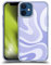 Head Case Designs Offizielle Kierkegaard Design Studio Modern Liquid Swirl Violett Kunst Gel Handyhülle Hülle [Militärischer Schutzgrad] Kompatibel mit Apple iPhone 12 Mini