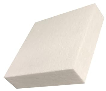 FANGHUOCL Pannelli Refrattari della Fibra Ceramica Bordo Resistente al Fuoco Dell'isolamento per La Fornace 1PC della Fonderia del Forno della Pizza della Stufa di Legno,300mmx300mmx30mm