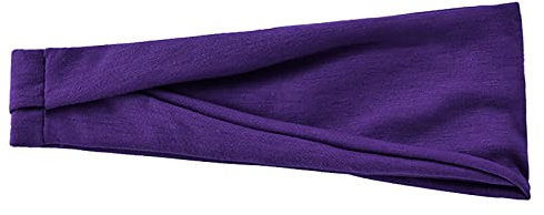 Fascia da donna in pile americano, per uomini e donne, per yoga, fascia da corsa, fascia assorbe il sudore, fascia per capelli da uomo, colore viola, taglia unica