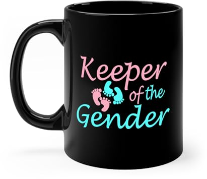 Keeper of the Gender Tasse, 325 ml, 325 ml, Schwarz