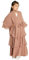 M?dchen Kleid Muslimisches Chiffon Gebetskleid Gebetskleidung f?r Kinder Abaya Einfarbig Vorne Offen Strickjacke Islamischer Naher Osten Dubai T?rkei Maxi Kaftan Kleider mit Hijab Kamel 7-8 Jahre
