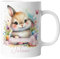 Tasse mit Namen | Personalisierte Ostertasse mit Wunschnamen Osterhase Keramik Tasse Frohe Ostern Hase Geschenk für Kinder | mug-o-2