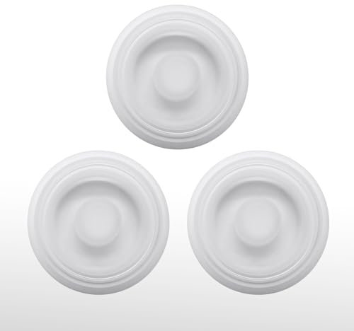 Replacement 3 Piece Silicone Membrane/Diaphragm Compatible with Elvie Stride Wearable Breast Pump, Pump Seal, Accessories Made by Durceler, Not Original Elvie Stride Pump Parts