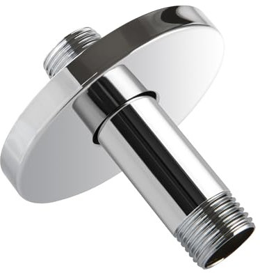 SKOWLL Ceilling Mount Shower Arm 80 mm Extension for Rain Shower Head Stainless Steel with G1/2 Shower Arm, Chrome Finished