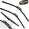 Nsnqb Auto Vorne und Hinten Scheibenwischer für Renault Scenic 3 III 2009-2016, 28 26 12 , Scheibenwischer Wischerblatt und Wischerarm Vorne und Hinten, Scheibenwischer Set