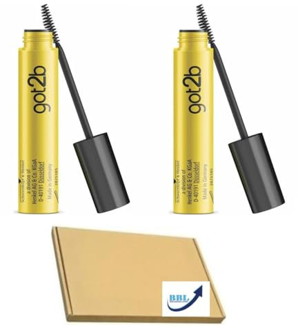 GOT 2 B GLUED 4 BROWS & EDGES 2IN1 GEL 15ML | Transparent and Long-Lasting Eyebrow Mascara Shapes Brows, Eyebrow Gel with Vegan Formula | Pack Of 2